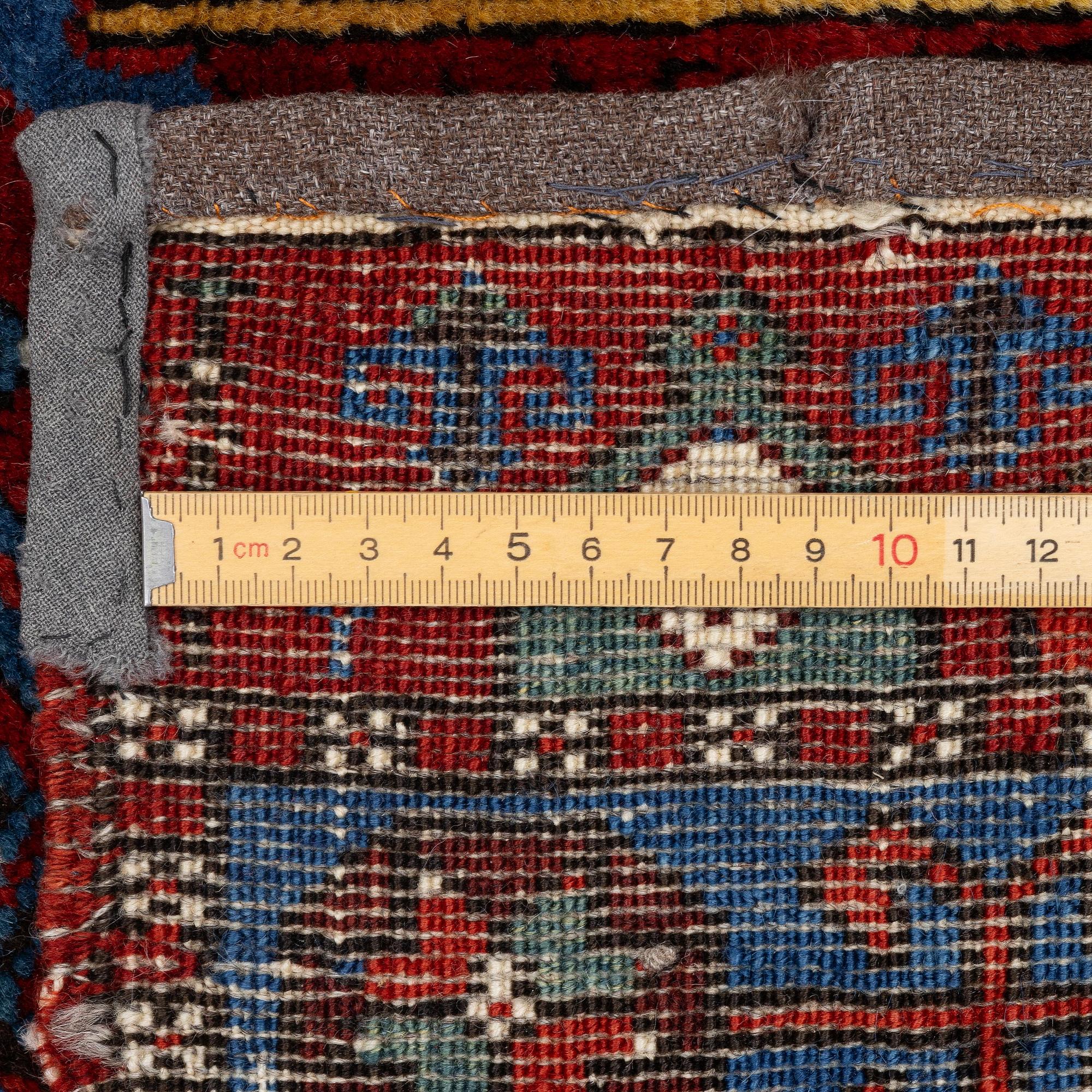 An antique Sivas Yastick rug, central Anatolia, c. 125 x 104 cm.