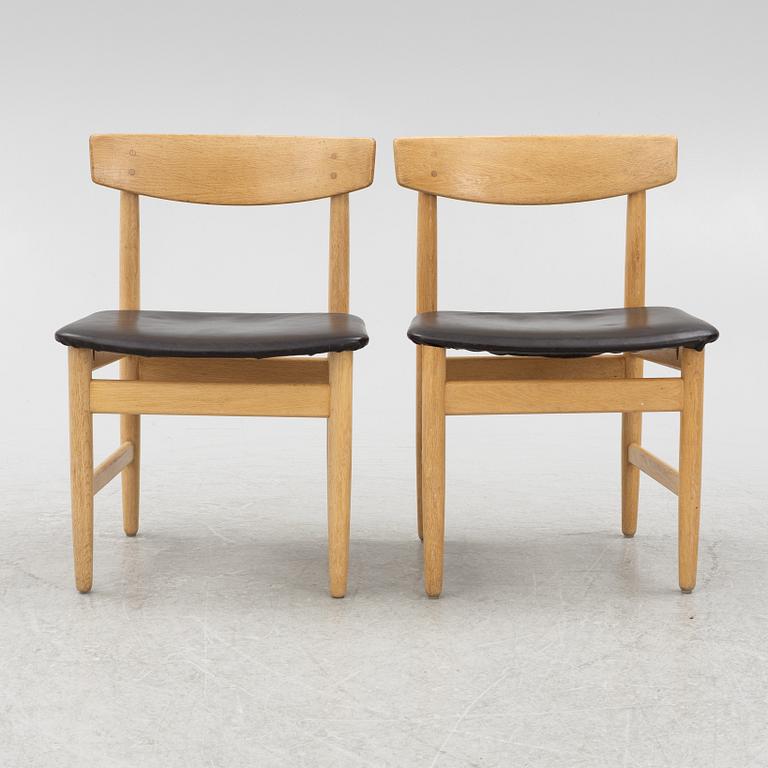 Børge Mogensen, a set of chairs 8 chairs, "Öresund", Karl Andersson och söner, Sverige.
