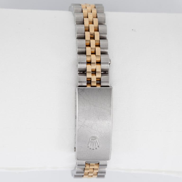 ARMBANDSUR, dam, Rolex, Oyster Perpetual Datejust, stål och guld med 11 diamanter.