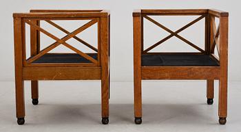 BORD samt STOLAR, 2 st, 1920-tal.