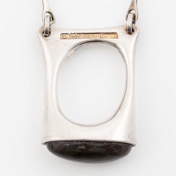 Lapponia, necklace sterling silver and spectrolite, Finland 1980.