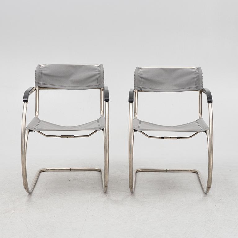 Armchairs, a pair, model 1001/FS. A.W. Nilssons Factories, Malmö 1930s.