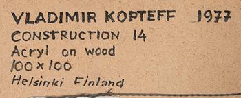 VLADIMIR KOPTEFF, "CONSTRUCTION 14".