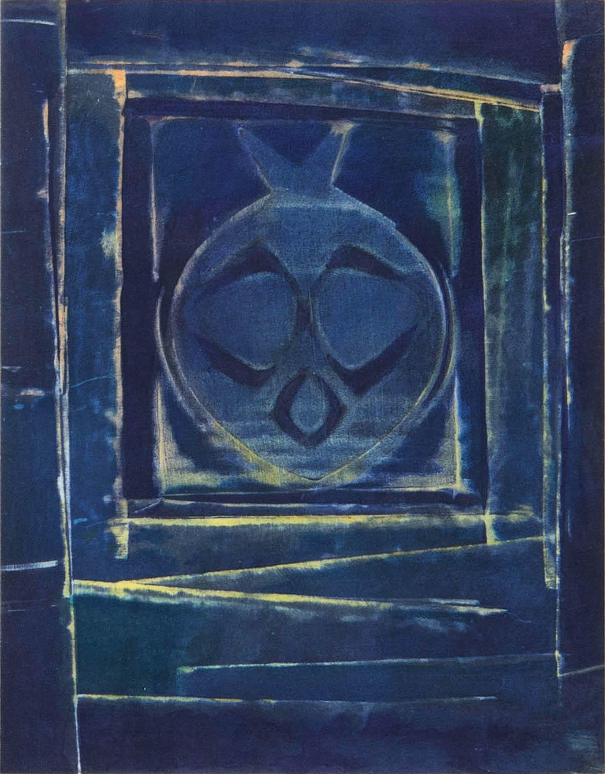 Max Ernst, "Blue vase" from the 20th century no. 10 1958.