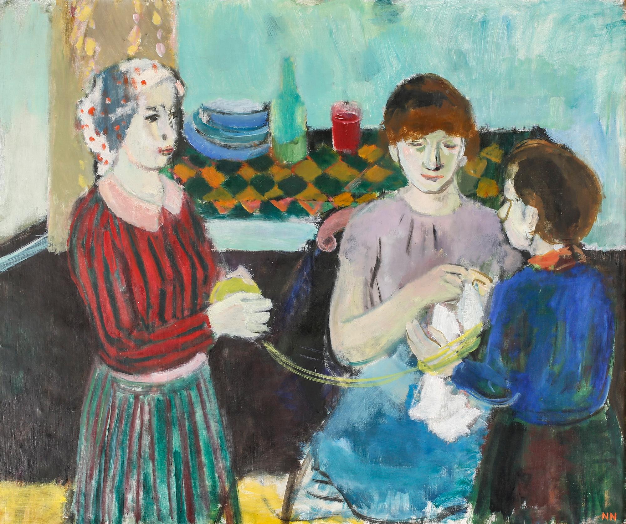 NILS NILSSON, oil on canvas, signed NN, dated à tergo -41.
