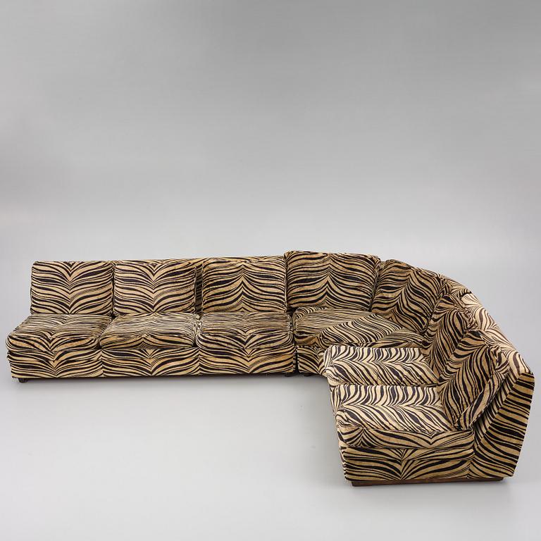 Modulsoffa, 3 delar, "Playboy", Dux, 1970/80-tal.