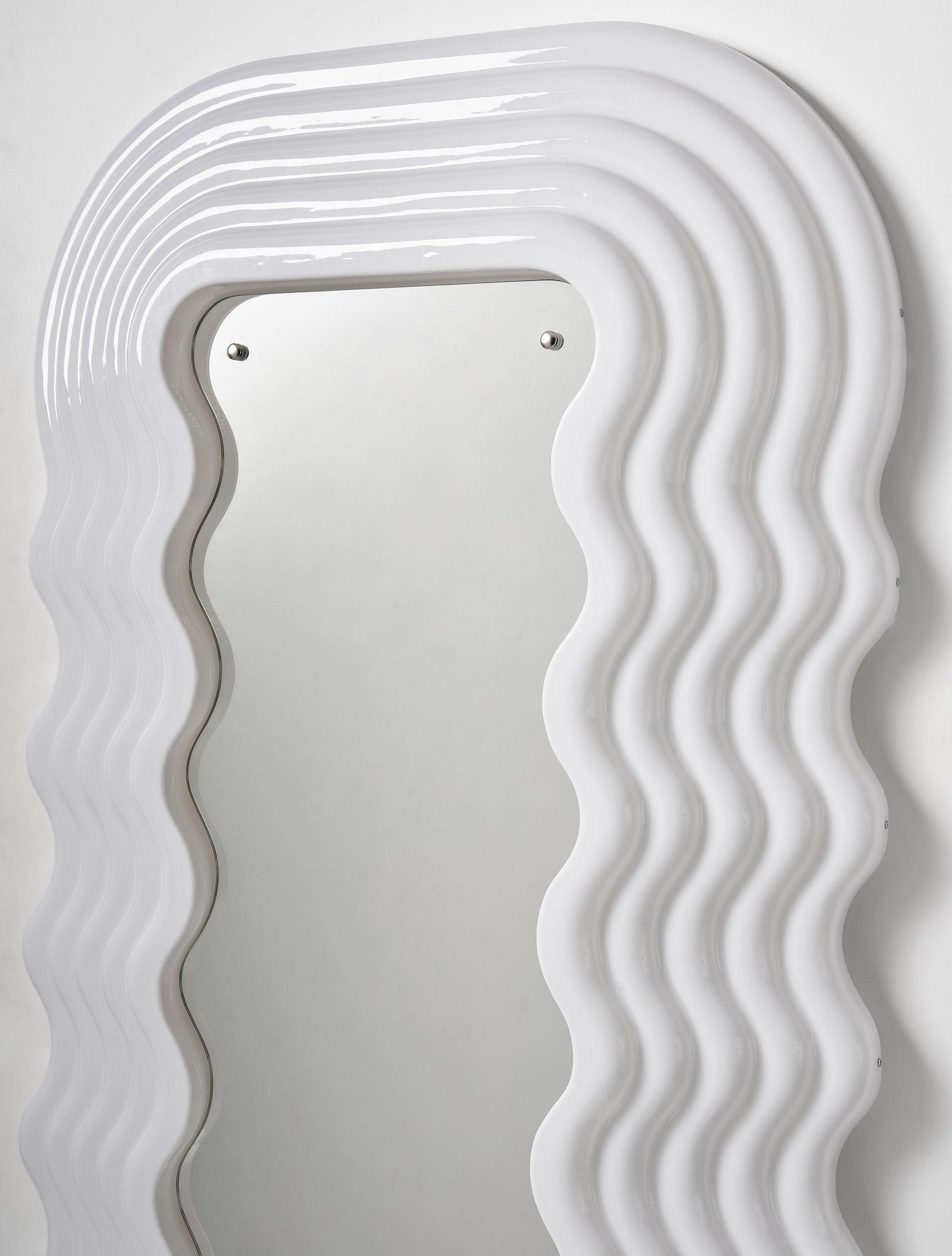 Ettore Sottsass, an "Ultrafragola" mirror, Poltronova, Italy, 21st century.