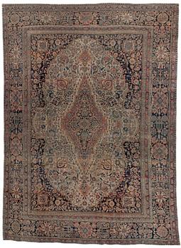 474. A Kashan 'Mohtasham' carpet, Central Persia, c. 342 x 242 cm.