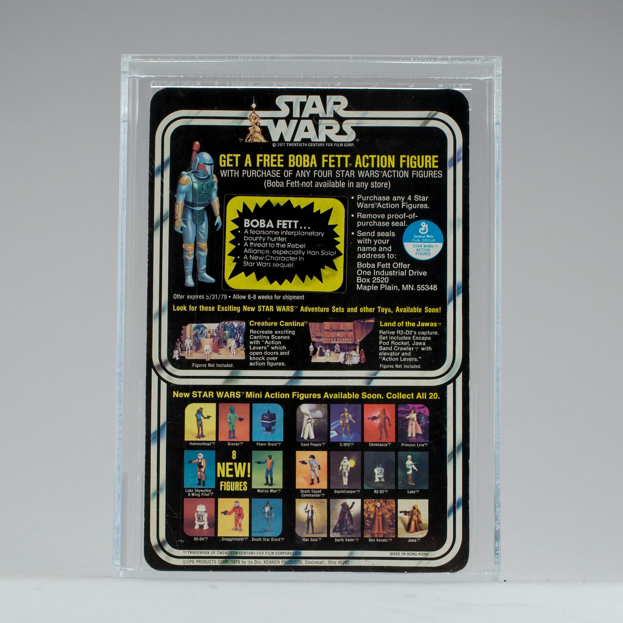 STAR WARS, Greedo 20 back-F, AFA80 NM, Kenner 1978.