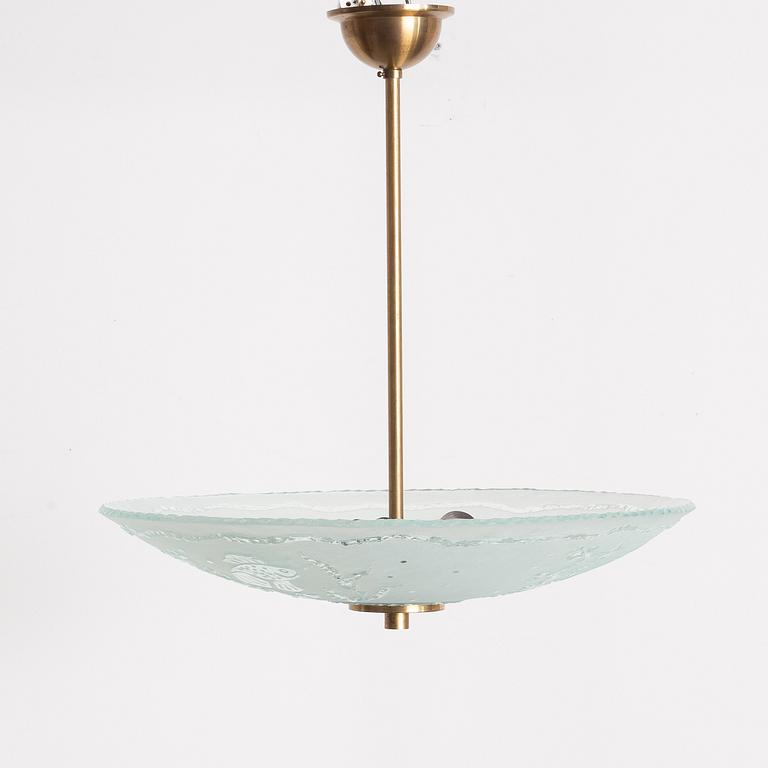 Ceiling lamp, Swedish Modern, 1940s.