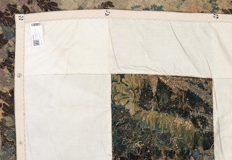 A flemish 'verdur' tapestry, c. 282 x 321 cm, 18 th century.