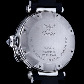 A Cartier 'Pasha' gentleman's wrist watch, c. 2005.