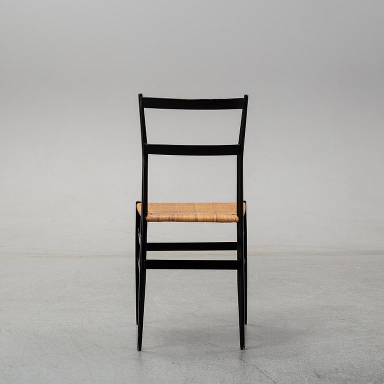 Gio Ponti, a 'Superleggera', chair, early 1960's.