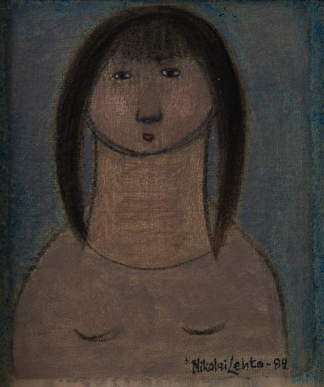 NIKOLAI LEHTO, oil on board, signed and dated -82.