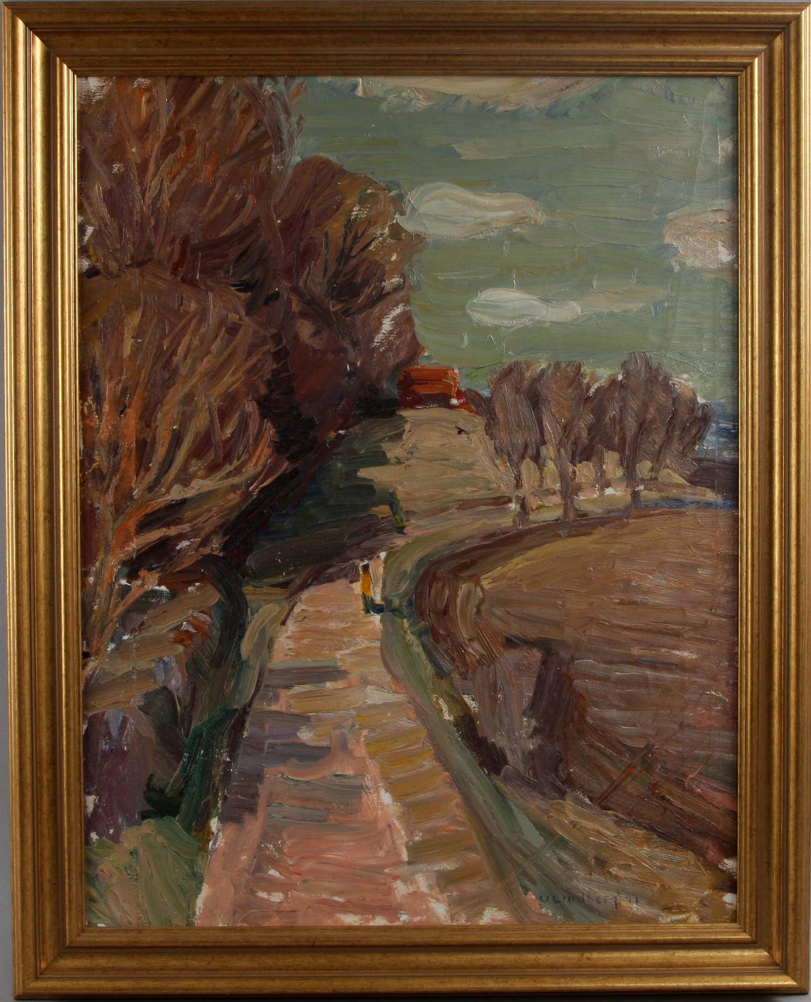 UNO LINDBERG, olja på duk, sign o dat- 47.