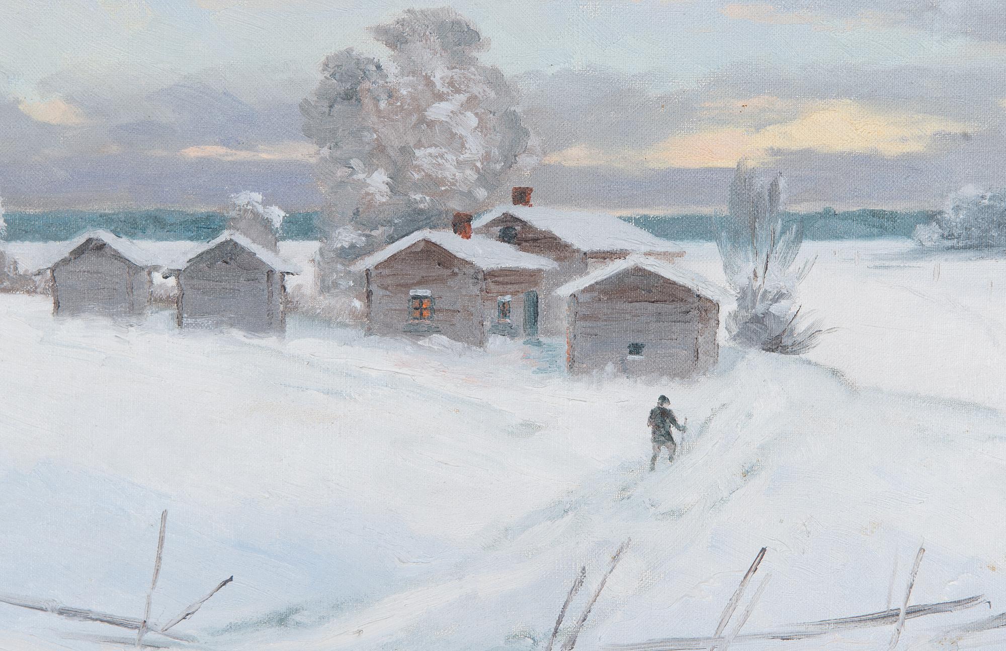 Sigfrid August Keinänen, Winter Landscape.