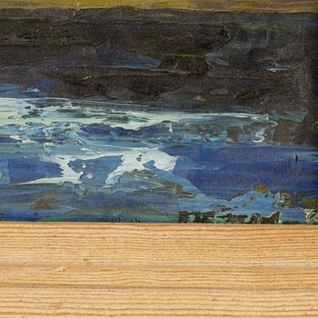 Christer Strömholm, olja på pannå, signerad och daterad -44.