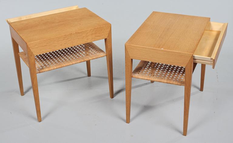 SÄNGBORD, ett par, Severin Hansen, Haslev Møbelfabrik, , Danmark, 1900-talets andra hälft.