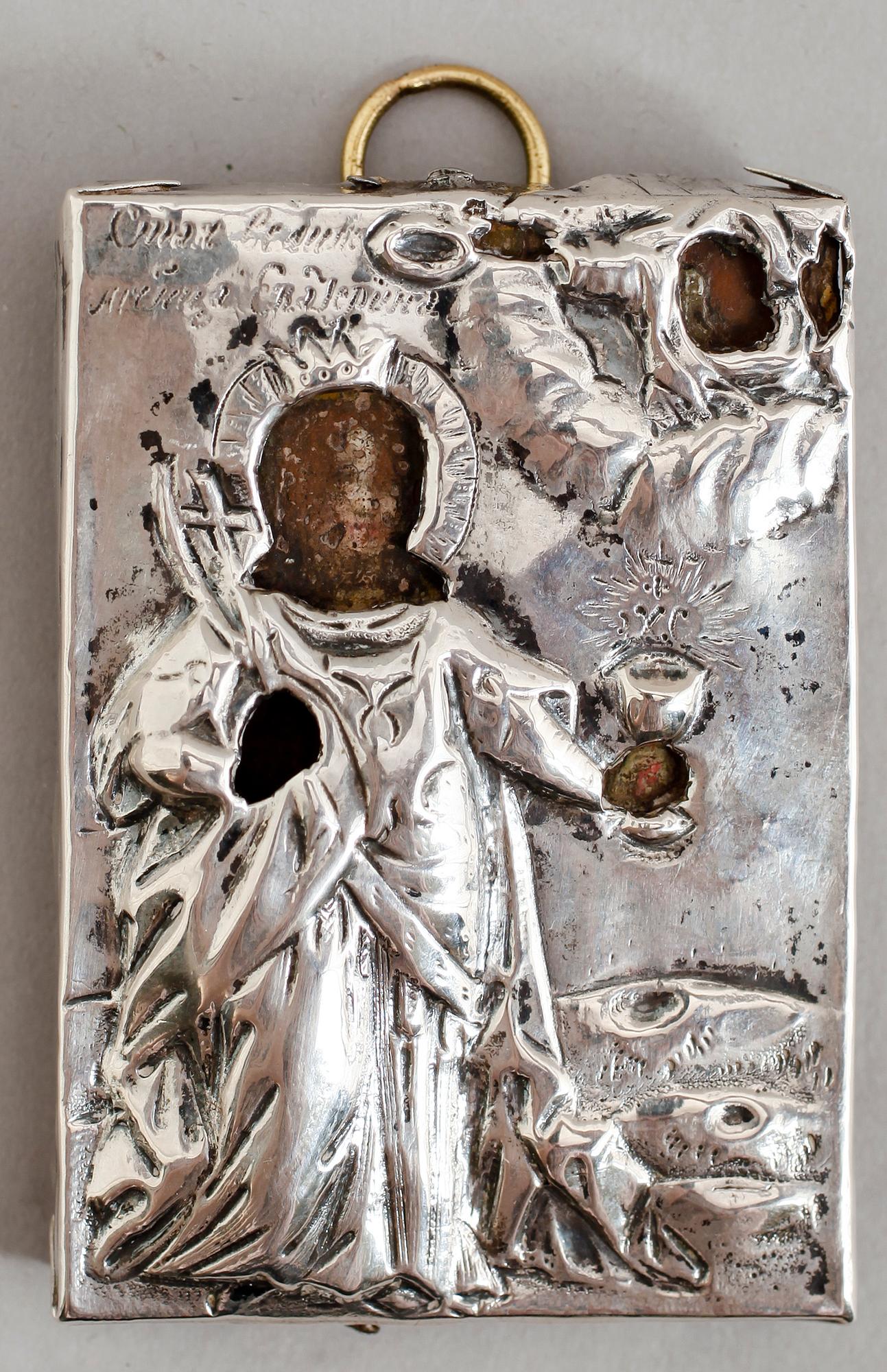 IKON, Ryssland, med silverrizza daterad 1795.