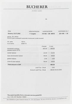 ROLEX, Oyster Perpetual, Datejust, "Tapestry dial", (T Swiss Made T), Chronometer, armbandsur, 36 mm.