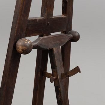 an easel from around 1900.