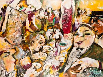 GUY OLIVIER, oil on canvas, signed and dated 2004.