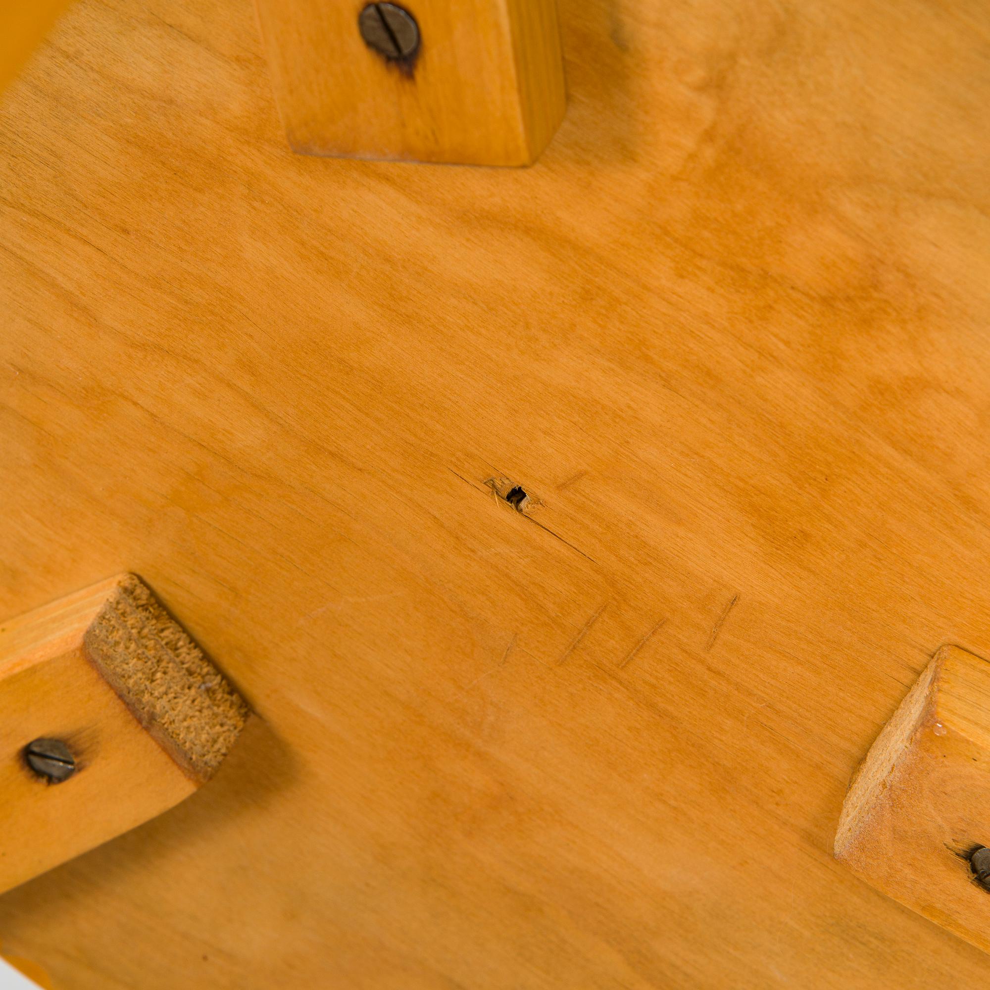 Alvar Aalto, stool model 60 for Artek, 1970s.