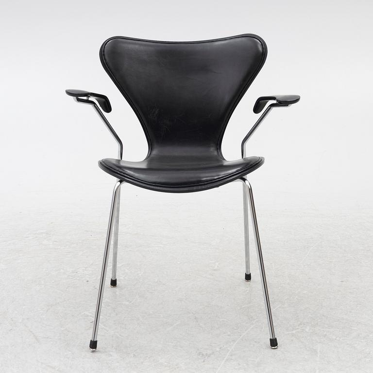 Arne Jacobsen, Armchairs, 4 pcs, "The Seven", Fritz Hansen, Denmark, 2006.