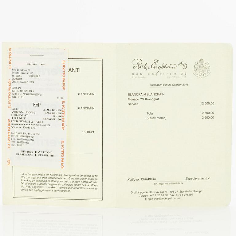 Blancpain, Léman, "Monaco Y.S", Flyback, "Limited Edition", ca 2004.