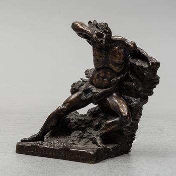 FLORENT MARTIGNY, sculpture, bronze, signed and dated 1925.