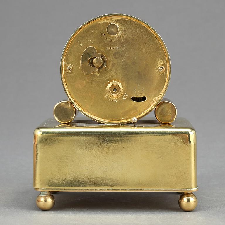 VÄCKARUR, Mässing, Schweiz, 1930-40-tal.
