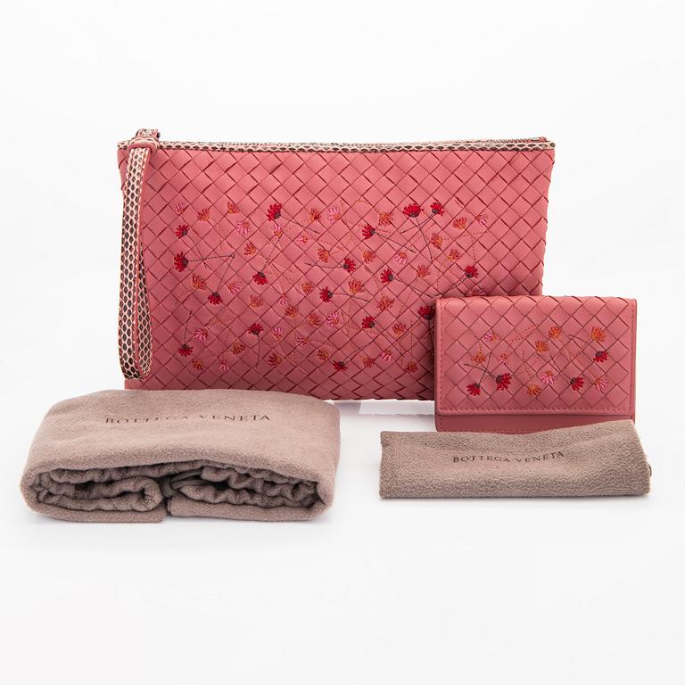 Bottega Veneta, pouch and wallet.