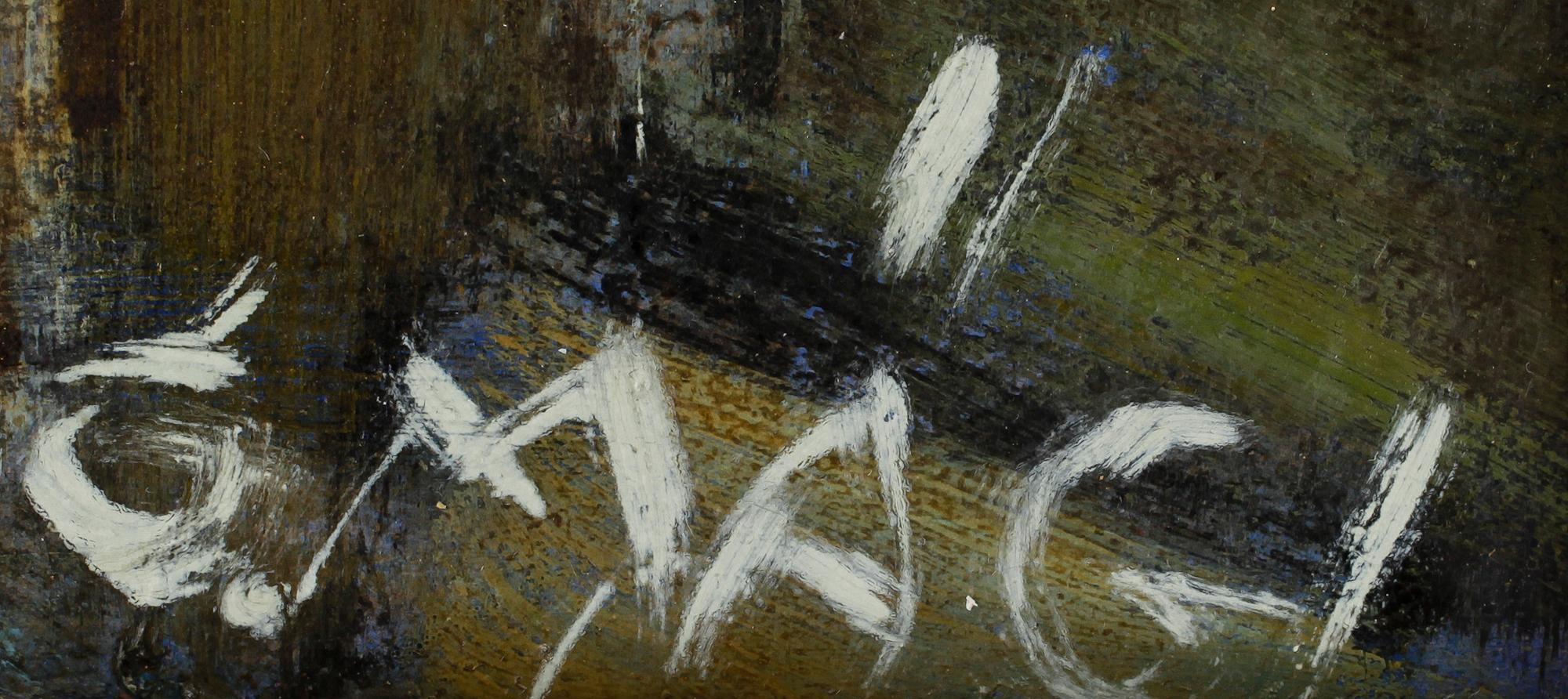 GUSTAV MÄGI, olja på pannå. Sign.