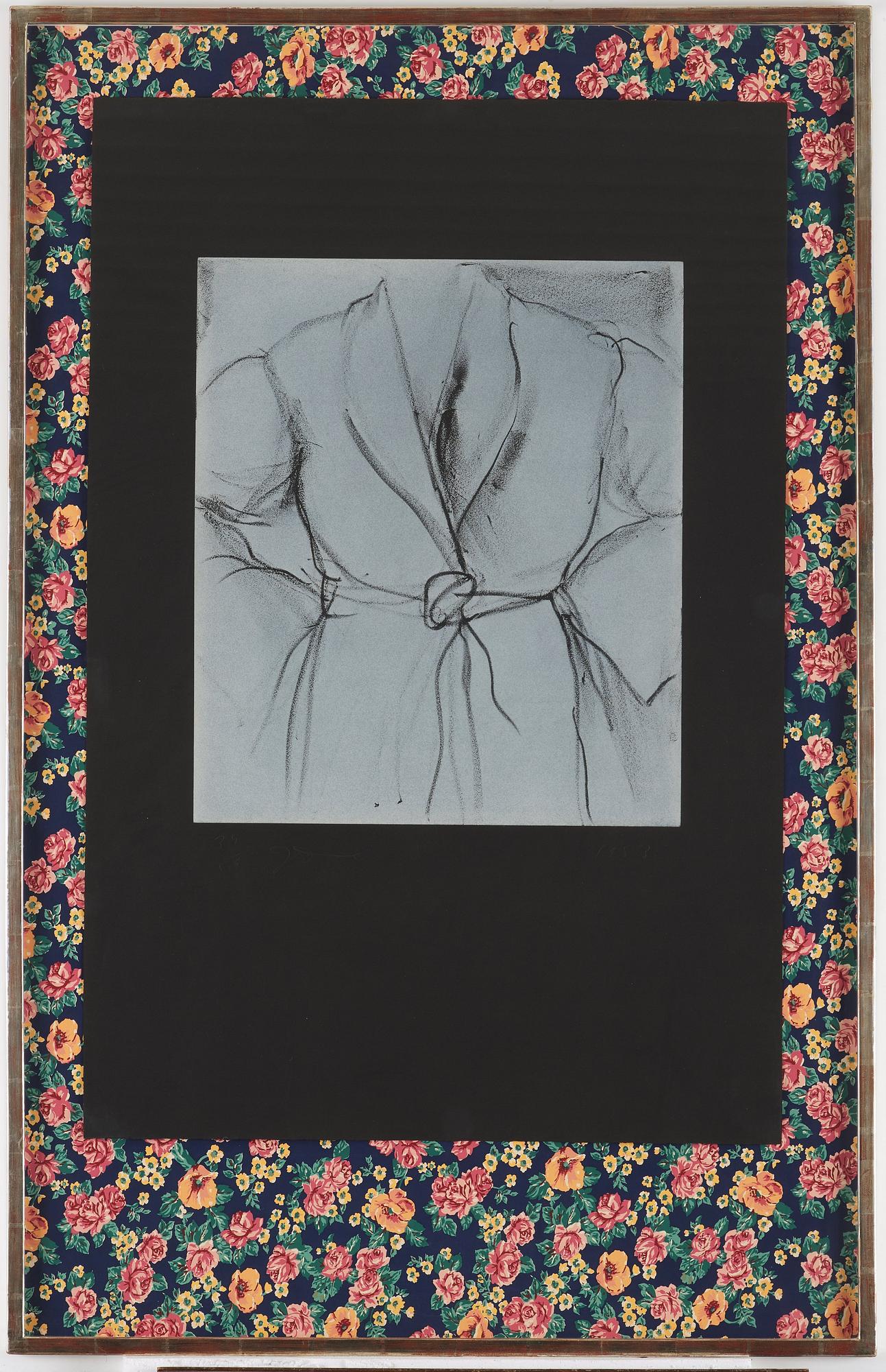 Jim Dine, "The robe goes to town".