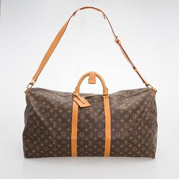 Louis Vuitton, Monogram 'Keepall 60 Bandoulière' Weekendbag.