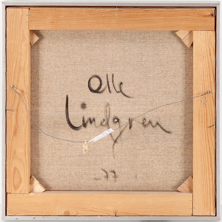 OLLE LINDGREN, olja på duk. Signerad och daterad a tergo 77.