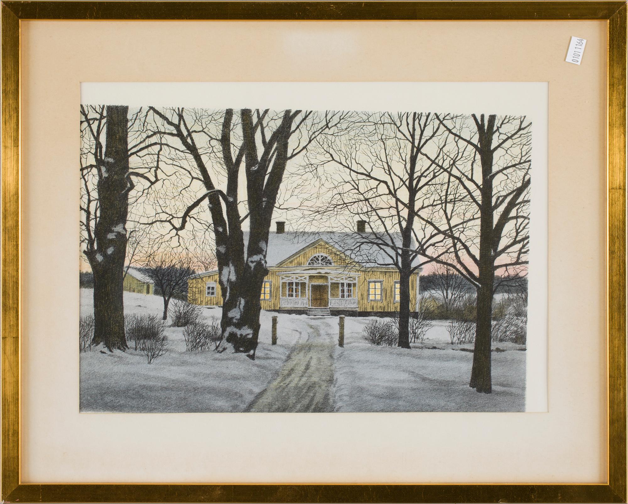 REINHOLD LJUNGGREN, färglitografi, sign o numr 213/360.