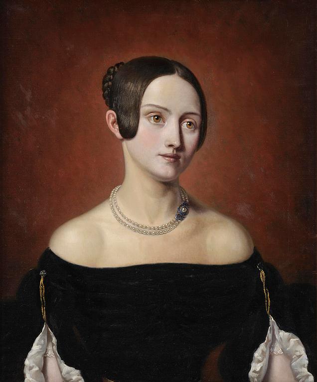 Carl Peter Mazér, Portrait probably depicting "Katarina Zakharovna" (1795-1849).