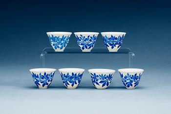 A set of 24 cups for turkish coffee, Imperial porcelain manufactory, period of Emperor Alexander II and Nicholas II.