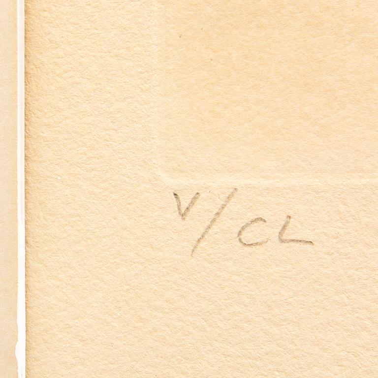 Salvador Dalí,  färglitografi med torrnål, signerad, V/CL.