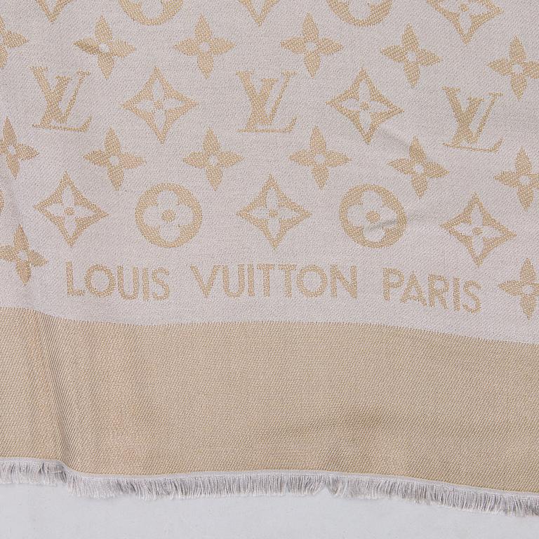 Louis Vuitton, shaali, "Monogram Shine Shawl".