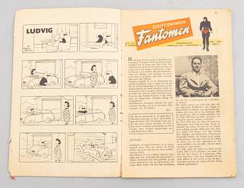 Serietidning, "Fantomen", nr 1, 1950.