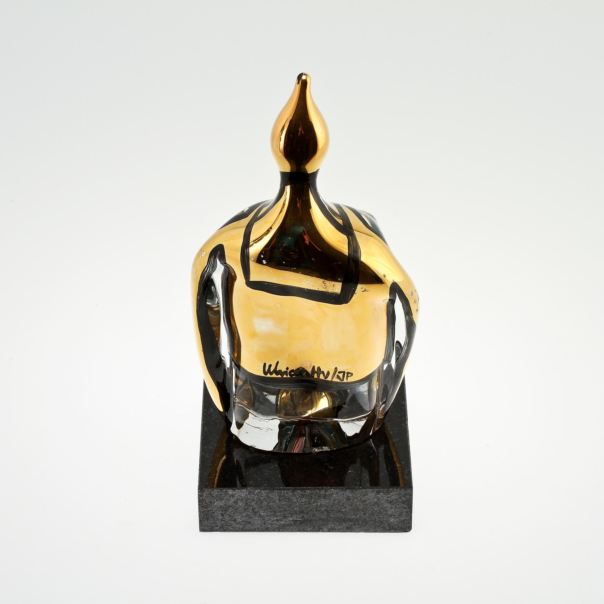 ULRICA HYDMAN-VALLIEN, skulptur, glas, Kosta Boda, sign.