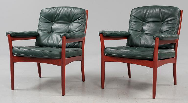 FÅTÖLJER, ett par, G-möbel, Sverige, 1900-talets andra hälft.