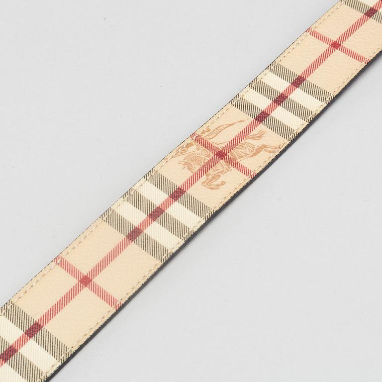 BURBERRY, väska samt skärp.