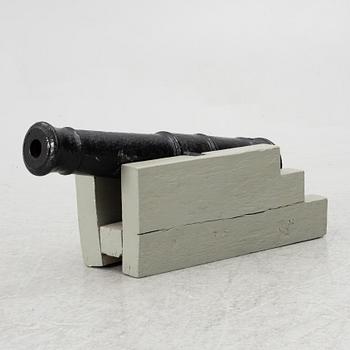 A cannon, 19th Century.