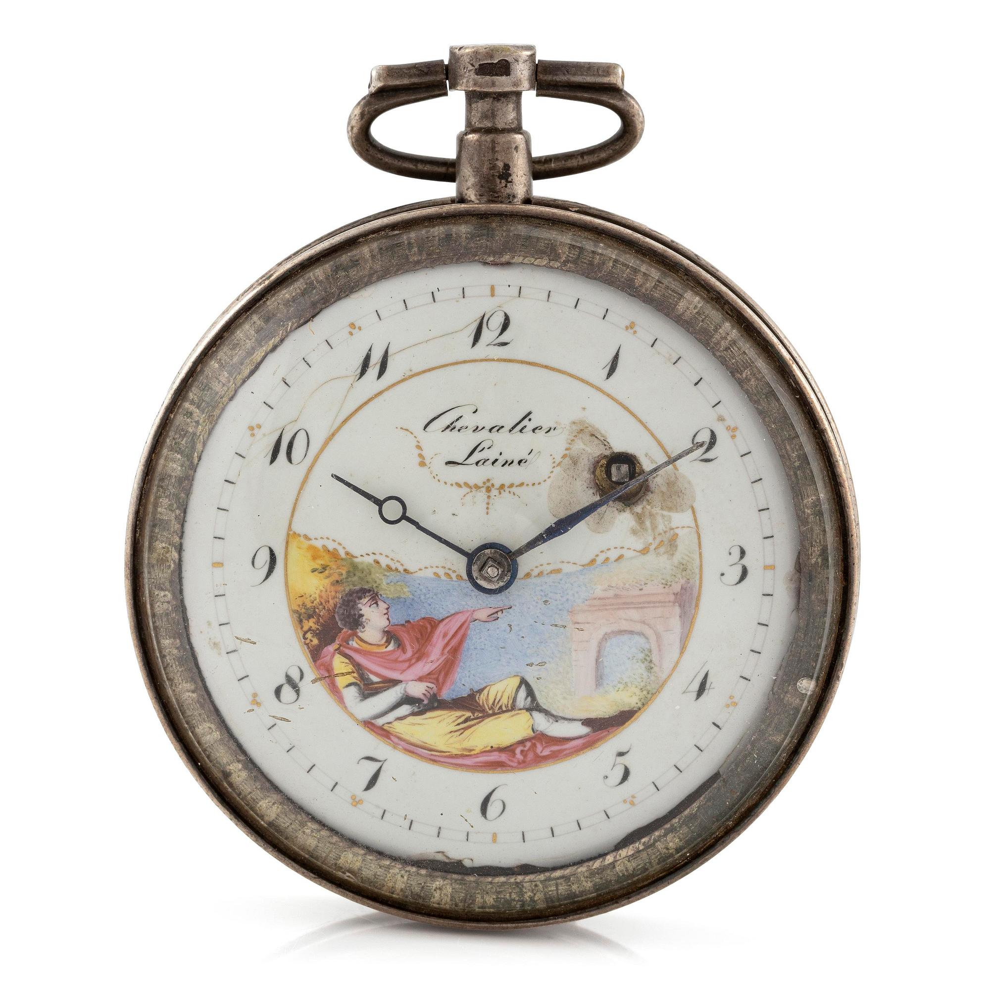 A pocket watch by Chevalier L´Ainé (watchmaker in Paris around year 1800).