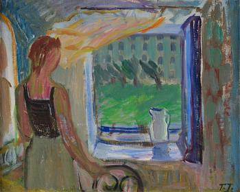697. Tove Jansson, Girl by the window.
