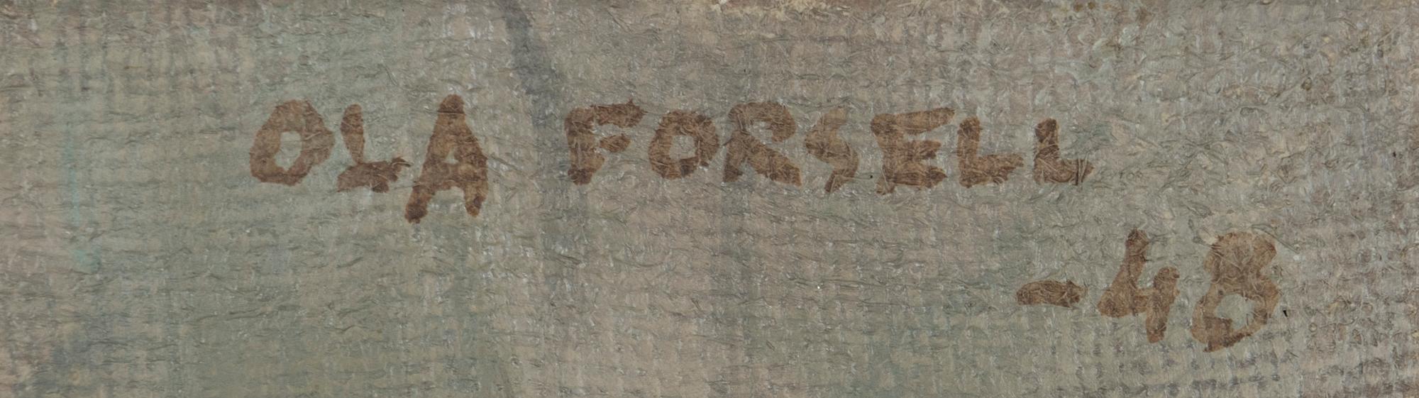 Ola Forsell, Pojke som metar fisk.