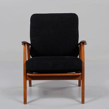 FÅTÖLJ, teak, 1950/60-tal.